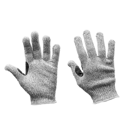 SAFE HANDLER Reinforced Cut Resistant Gloves, White, Large, PR BLSH-HD-CRG1-L-W